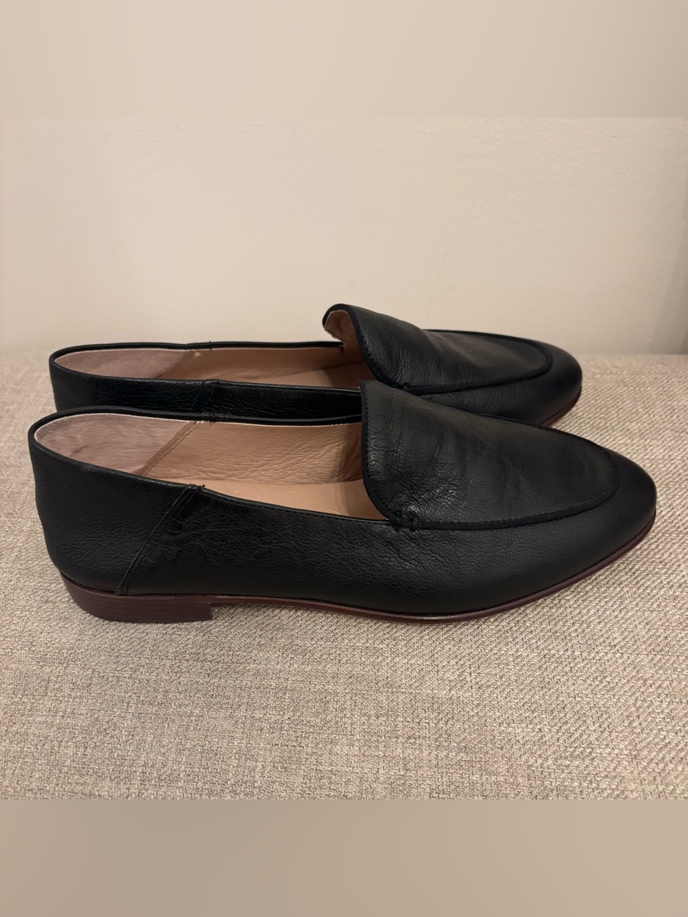 Antonio Melani Genuine Leather Black Loafers Women’s 8.5 M New With Tags - Picture 4 of 6